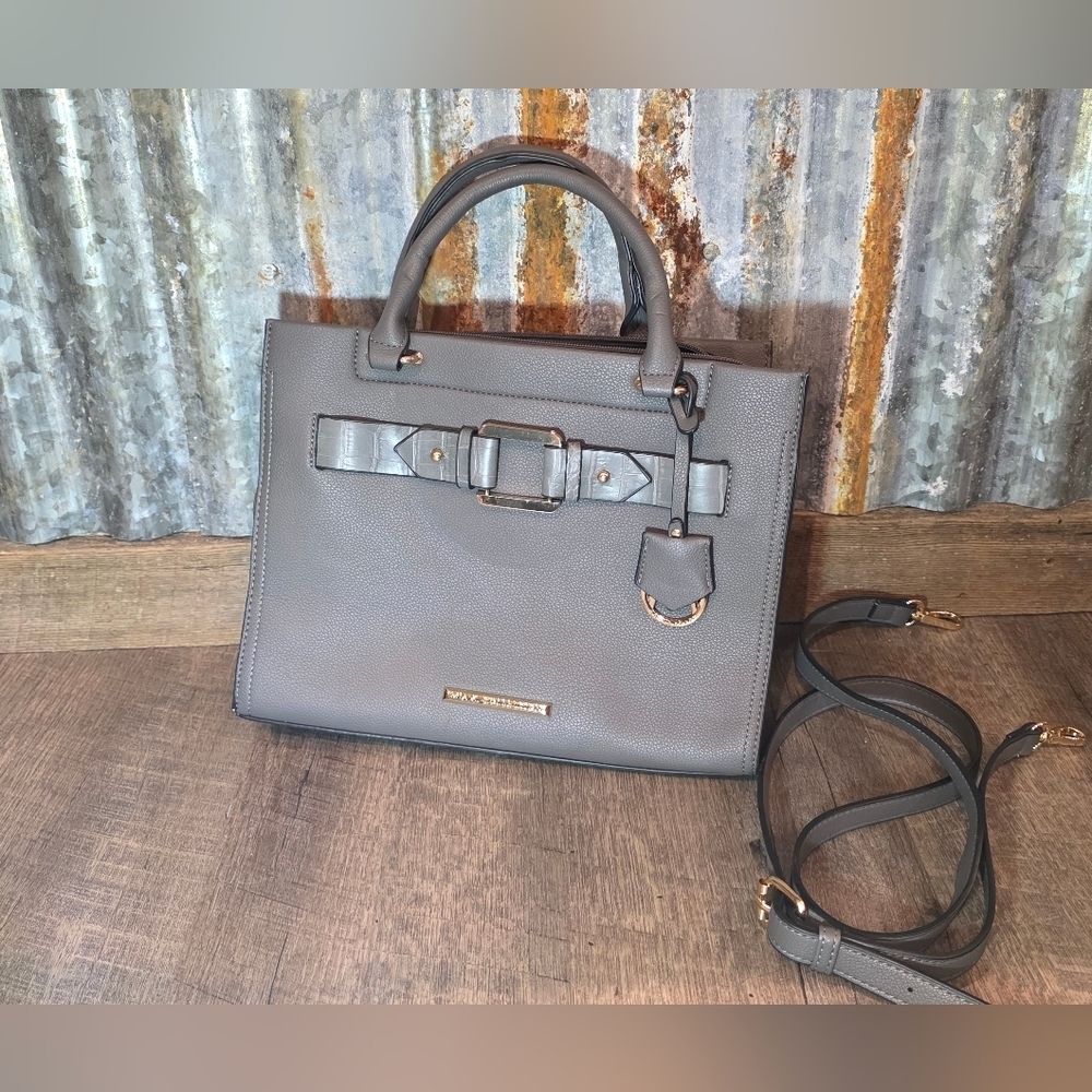 MKF Collection Virginia Women's Tote Bag by Mia K --Charcoal - Picture 2 of 8